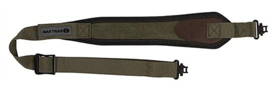 Allen Heritage Cases 8110 Long Gun Sling Olive Canvas w/Leather Trim 33in-4 view 2