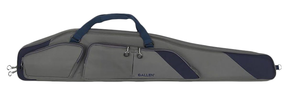 Allen 64250 Kenosha Rifle Case 50in Gray Endura w/Indigo Trim, Foam Padding