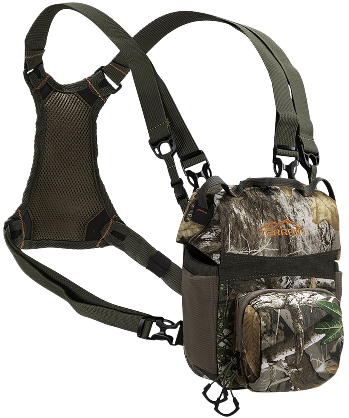 Terrain 19220 Mesa Deluxe Bino Pack Realtree Edge Back Harness Magnetic Clo