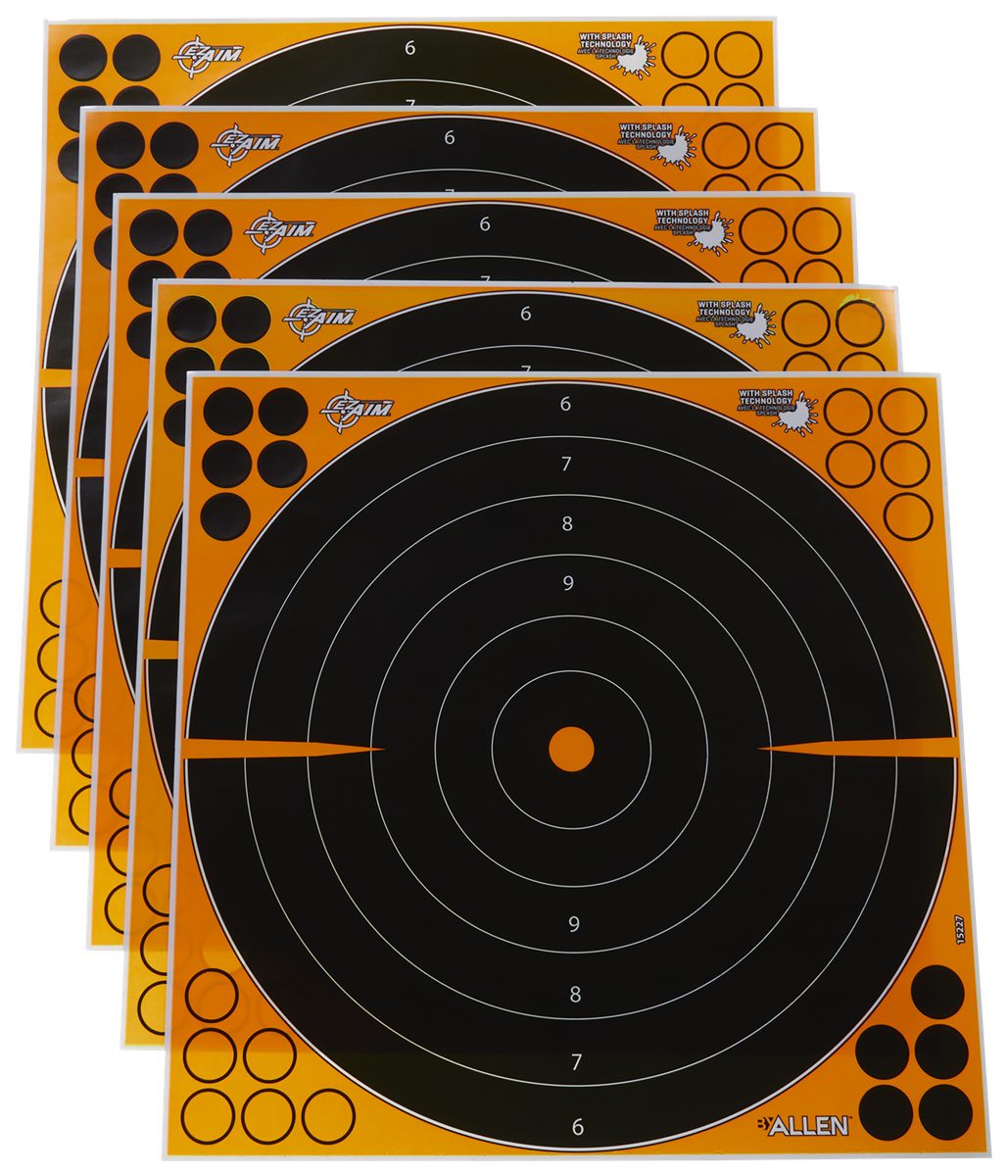 Allen EZ-Aim 15227 Splash Reactive Self-Adhesive Paper Black/Orange 16in Bu