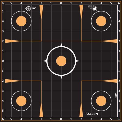 Allen EZ-Aim 15314 Splash Reactive Self-Adhesive Paper Black/Orange 12in Si view 2