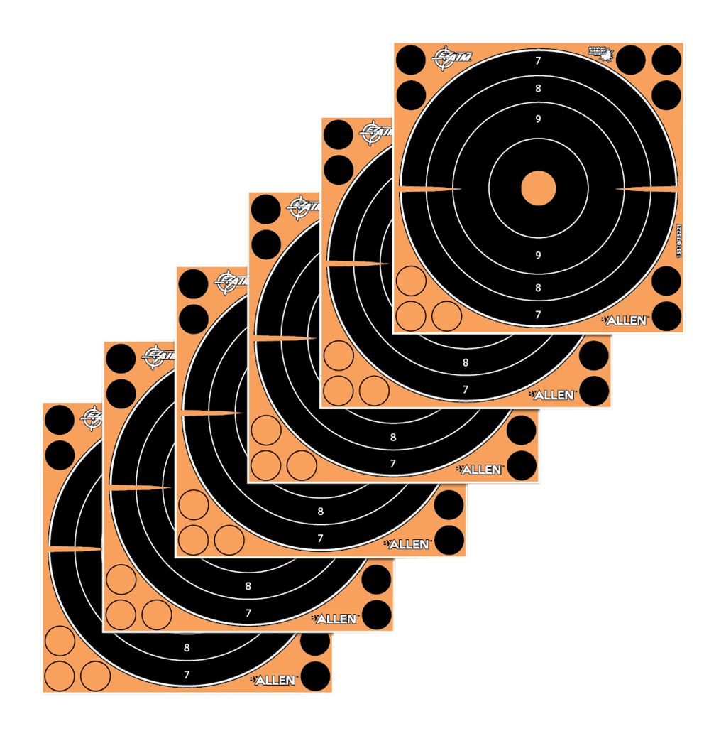 Allen EZ-Aim 15316 Splash Reactive Self-Adhesive Paper Black/Orange 8in Bul