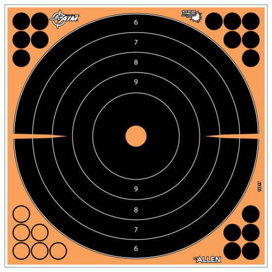 Allen EZ-Aim 15317 Splash Reactive Self-Adhesive Paper Black/Orange 12in Bu view 2