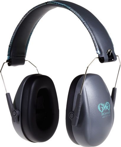 Allen Girls With Guns Assure Low-Profile Earmuffs Gray/Teal/Black NRR 23db view 2