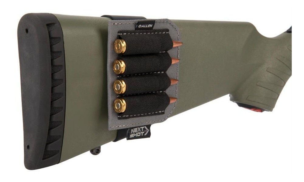 Allen 8208 Next Shot Rifle Cartridge Carrier Band Multi-Caliber Black Silic view 5
