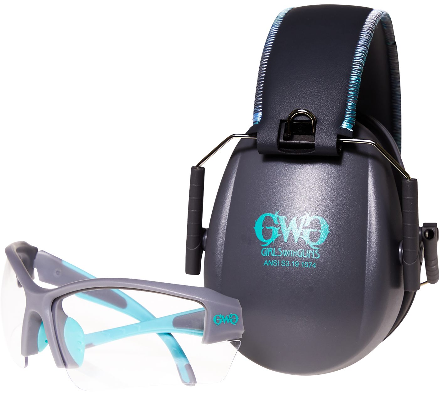 Allen Girls With Guns 2388 Assure Protective Safety Glasses Muff Combo Wome
