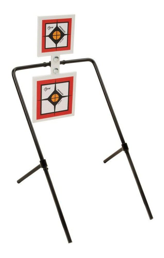 Allen EZ-Aim Hardrock AR500 Square Spinner Targets Stand for Rimfire Rounds