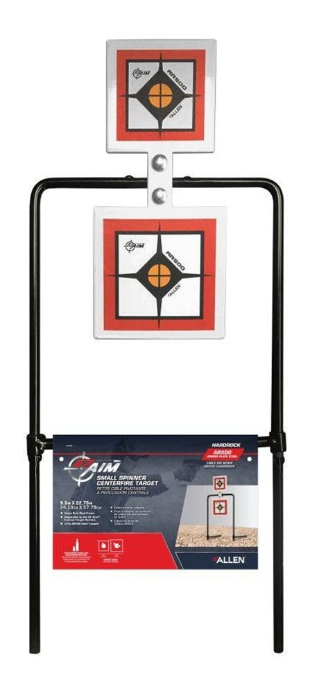 Allen EZ-Aim Hardrock AR500 Square Spinner Targets Stand for Rimfire Rounds view 2