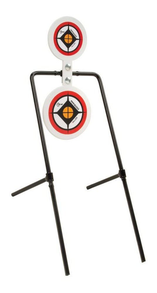Allen EZ-Aim Hardrock AR500 Round Spinner Targets Stand for Rimfire Centerf