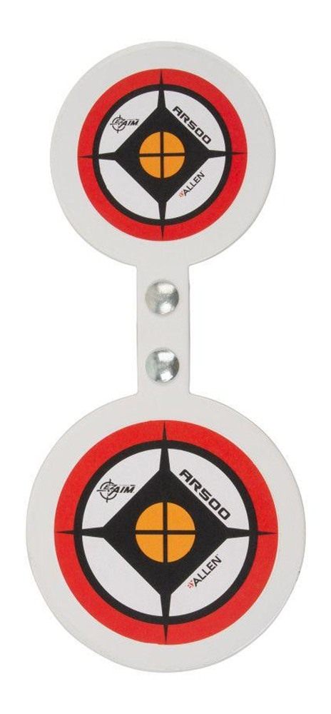 Allen EZ-Aim Hardrock AR500 Round Spinner Targets Stand for Rimfire Centerf view 2
