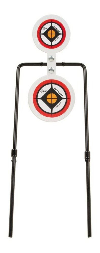 Allen EZ-Aim Hardrock AR500 Round Spinner Targets Stand for Rimfire Centerf view 3