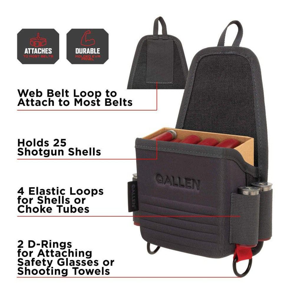 Allen Competitor Single Box Molded Shell Carrier Grey view 2
