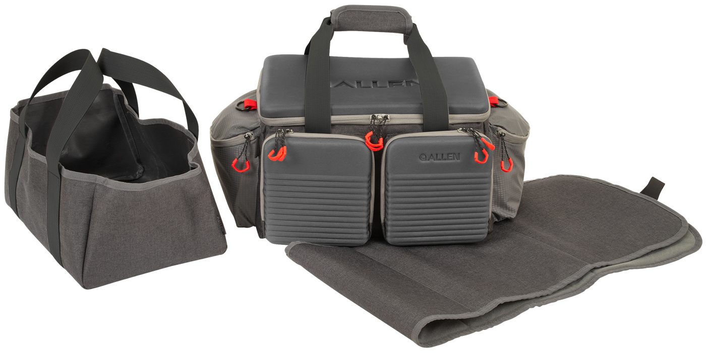 Allen 8325 Competitor Premium Gray Molded Lockable Range Bag w/Internal Tot