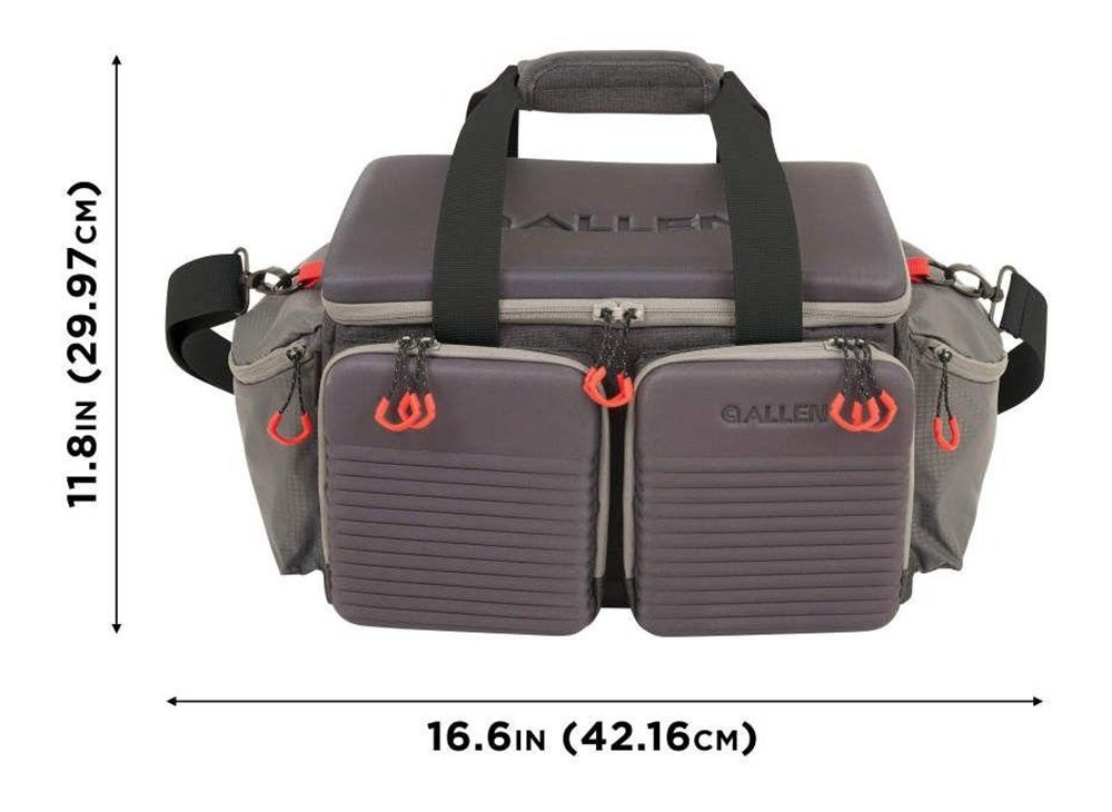 Allen 8325 Competitor Premium Gray Molded Lockable Range Bag w/Internal Tot view 7