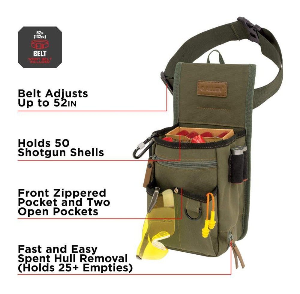 Allen Triumph Rip-Stop Shotgun Shell Bag OD Green