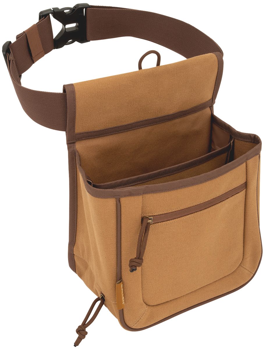 Allen 8332 Rival Double Compartment Shell Bag Tan Canvas Holds 2 Boxes of 2
