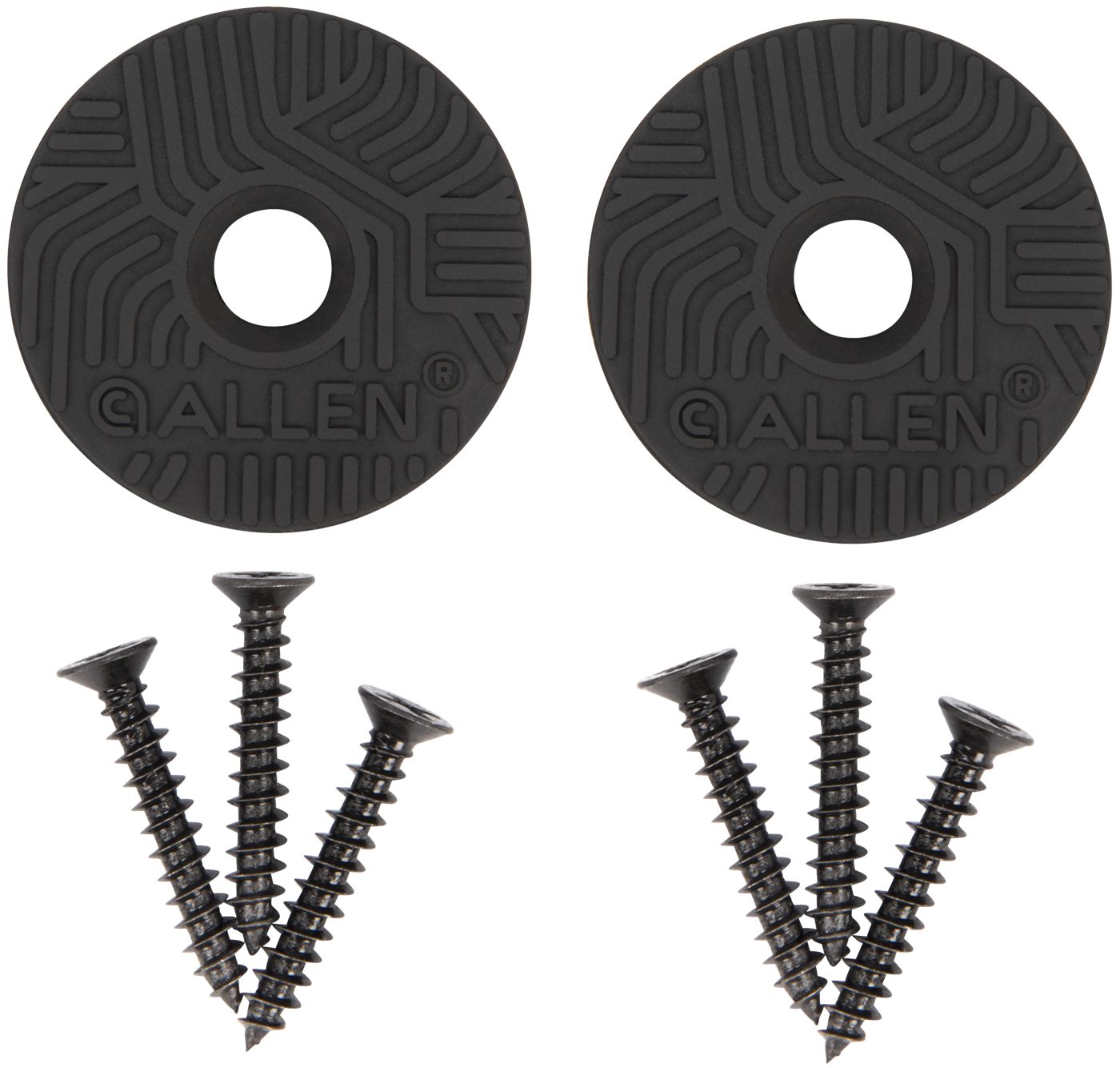 Allen 5649 Disc Gun Tool Magnet Set Black Metal Screw On 2 pk
