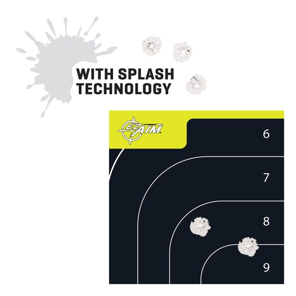 Allen EZ-Aim 1537230 Splash Reactive Ipsc Silhouette Paper Hanging 12.50in view 3