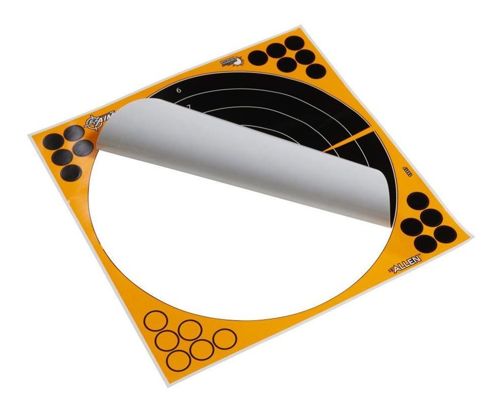 EZ-Aim 1531725 Splash Reactive Self-Adhesive Paper Black/Orange 12inx12in B view 3