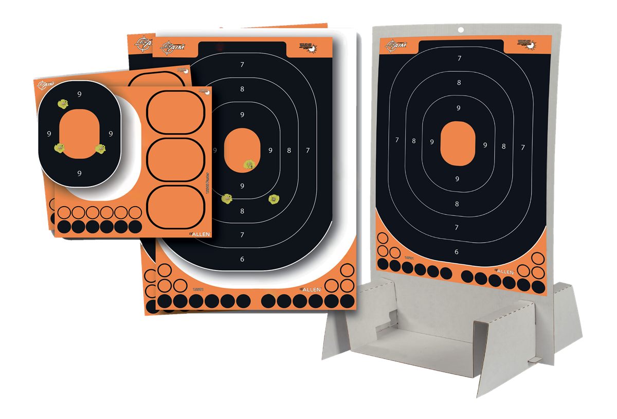Allen EZ-Aim 15548 Splash Reactive Trainer Kit Self-Adhesive Paper Black/Or