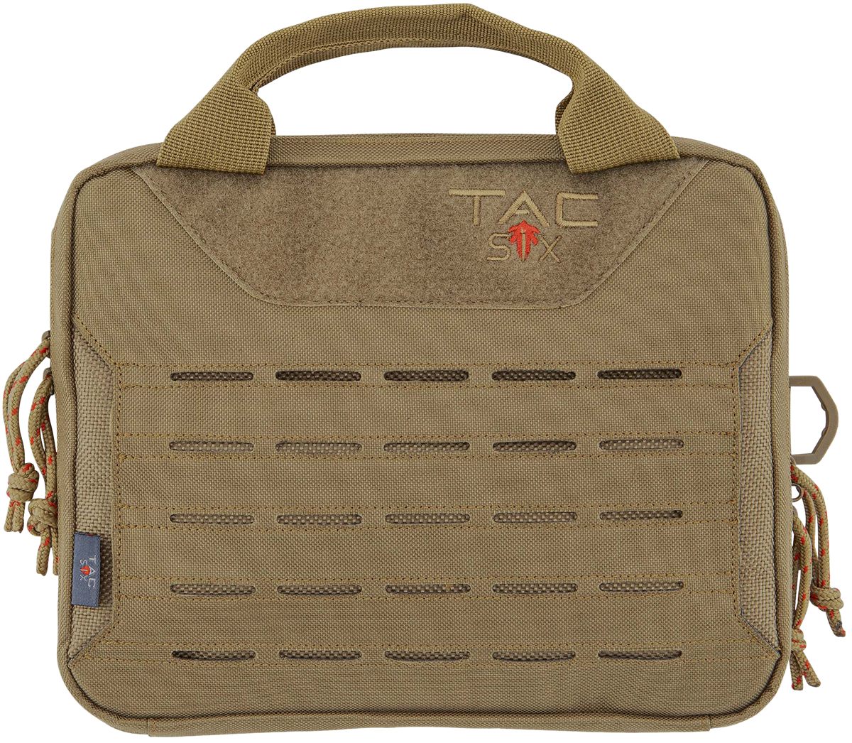 Tac Six 10816 Crew Pistol Case made of Coyote 600D Polyester with MOLLE Sys
