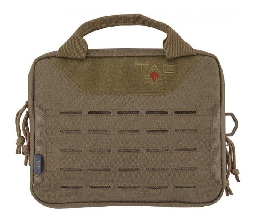 Tac Six 10816 Crew Pistol Case made of Coyote 600D Polyester with MOLLE Sys view 4
