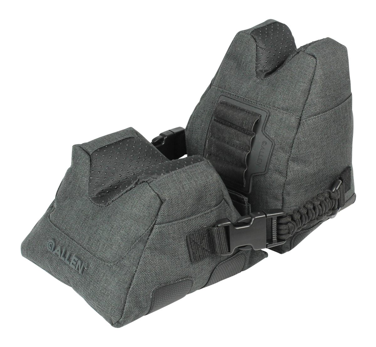 Allen 18417 Eliminator Prefilled Front and Rear Bag, Gray Polyester, Side R