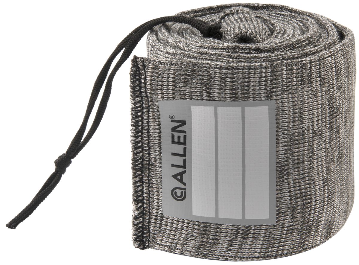Allen 13167 Stretch Knit Gun Sock Gray Silicone-Treated w/Custom ID Labelin