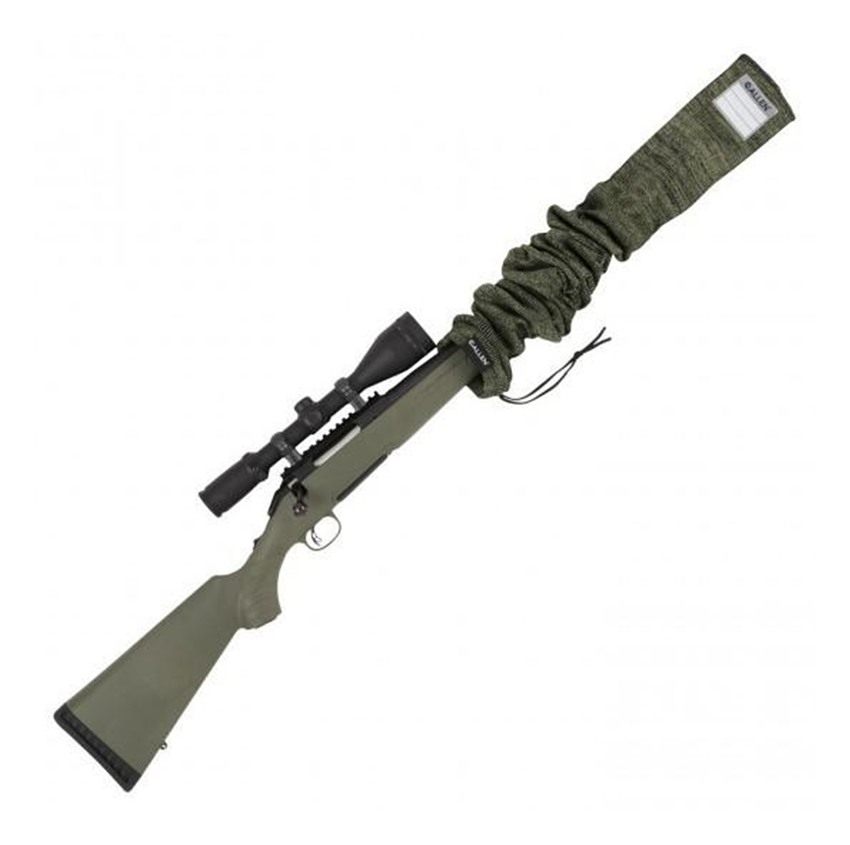 Allen 13171 Stretch Knit Gun Sock Green Silicone-Treated w/Custom ID Labeli view 2