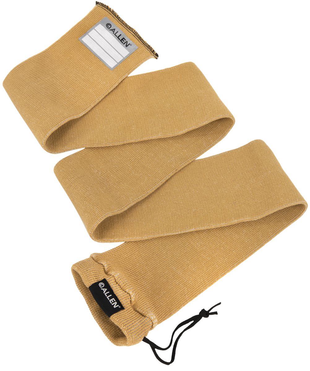 Allen 13172 Stretch Knit Gun Sock Coyote Silicone-Treated w/Custom ID Label