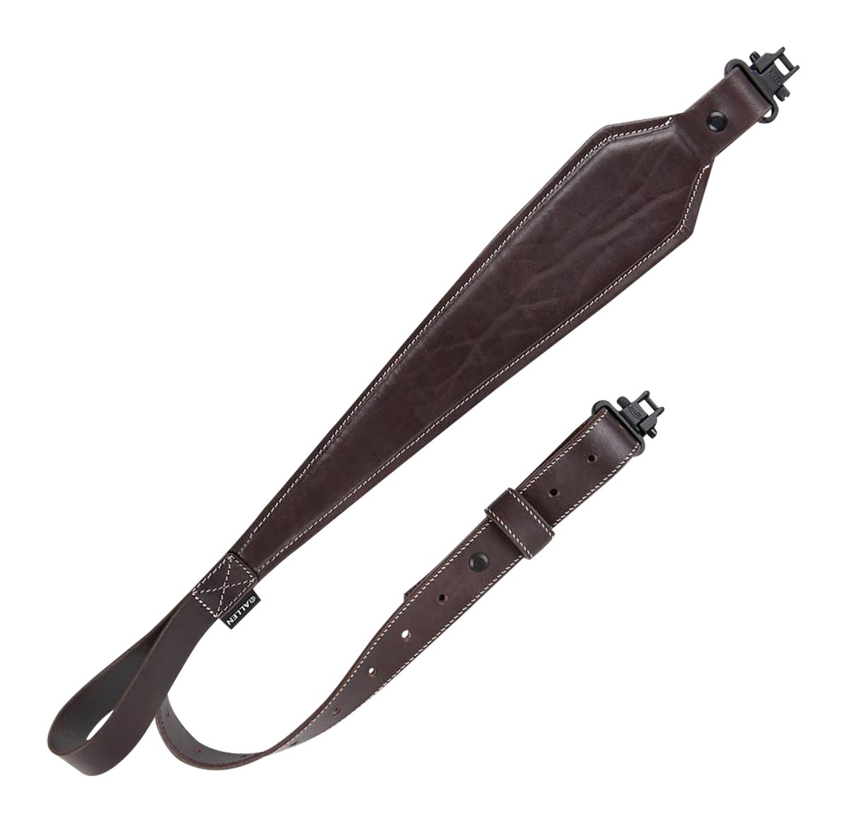 Allen Heritage Cases 8511 Plain Dark Leather Mahogany 28in-35in OAL Rifle