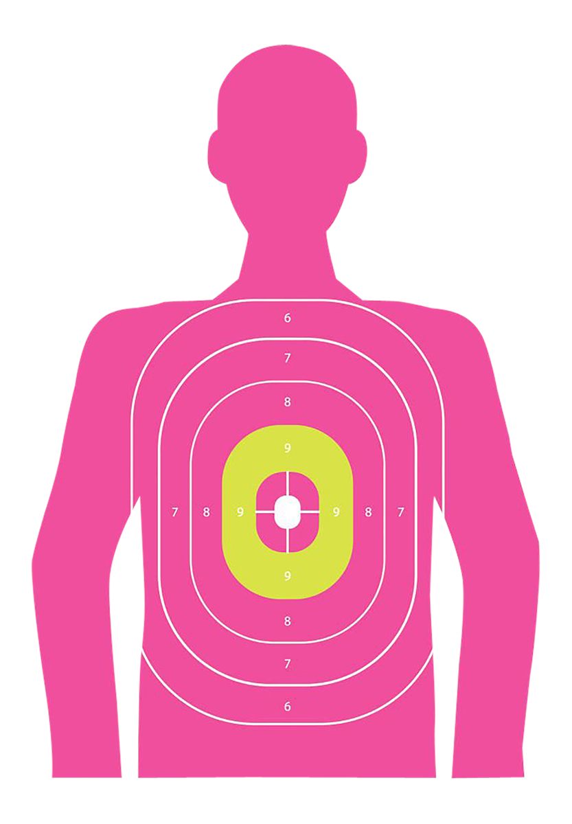 Allen EZ-Aim 15646 In the Pink Paper Works w/Handgun/Shotgun/Airsoft Gun/BB