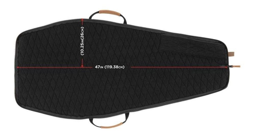Allen 1102-46 Ranch Canvas Rifle Case 46in Foam Padded Tan Cotton Duck view 8