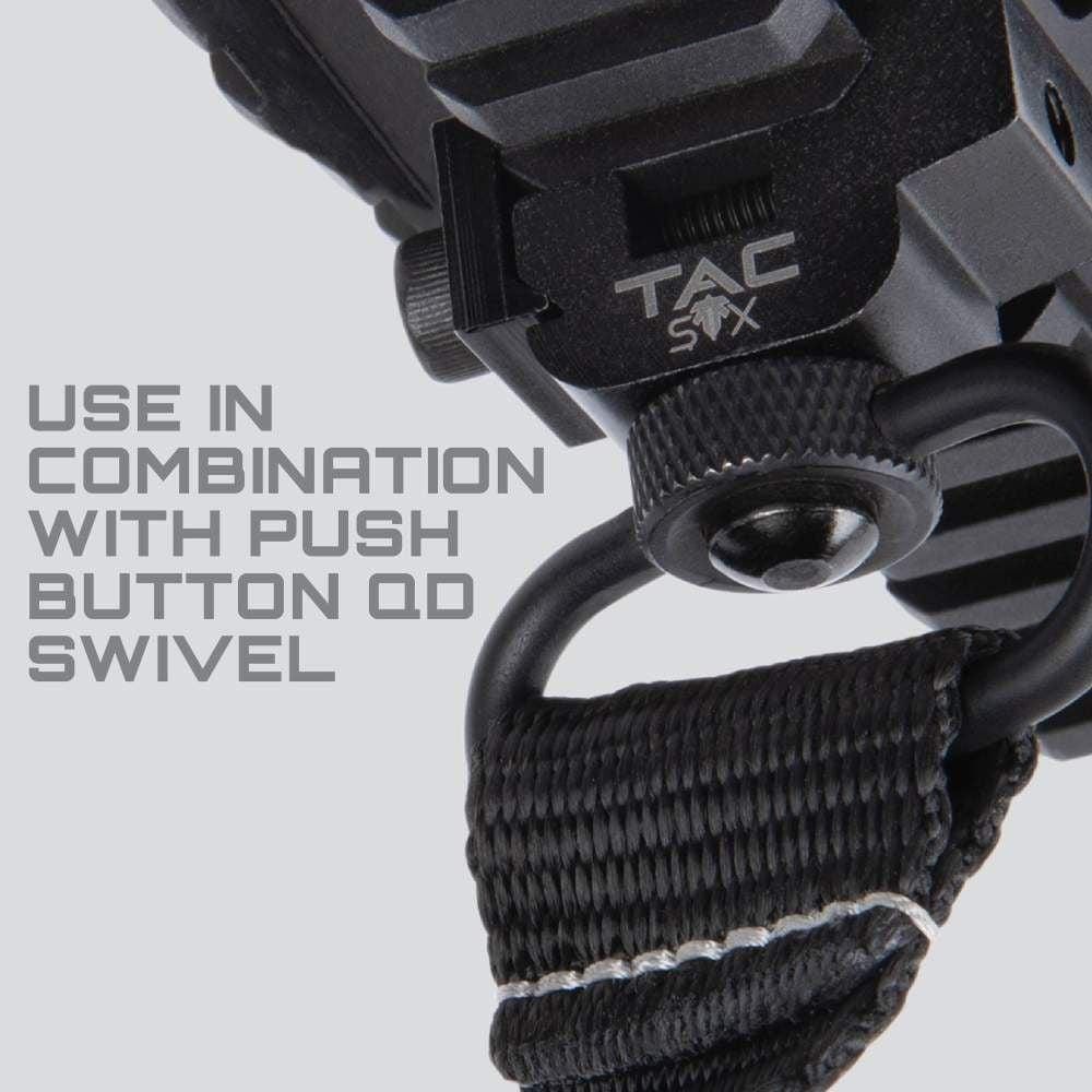 Allen Tac Six Citadel QD Picatinny Rail Weapon Mount Black view 2