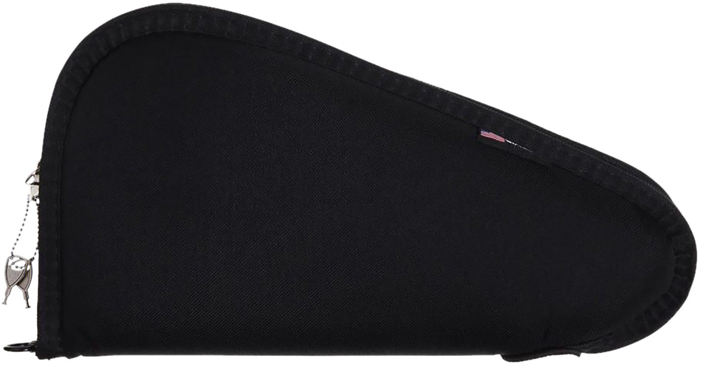 Allen 7413 Locking Handgun Case Black Endura, YKK Zippers Foam Padding Incl