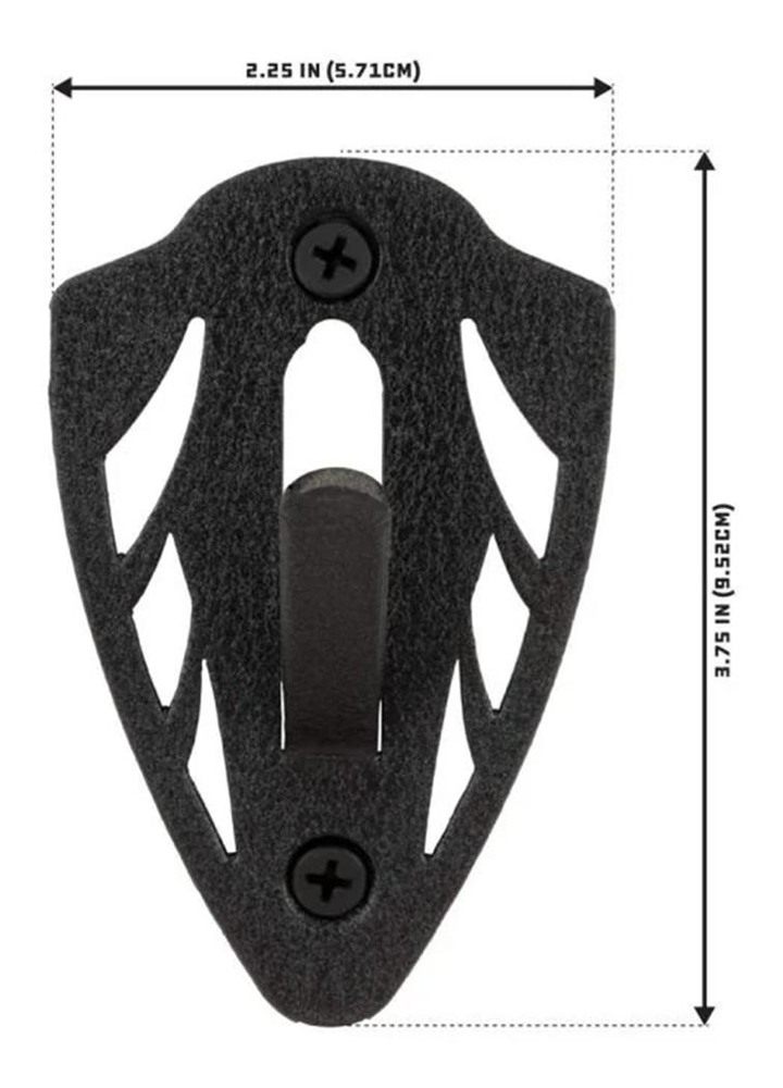 Allen 7222 EZ Mount Skull Peg Wall Small/Mid-Size Game Black Steel Includes view 4