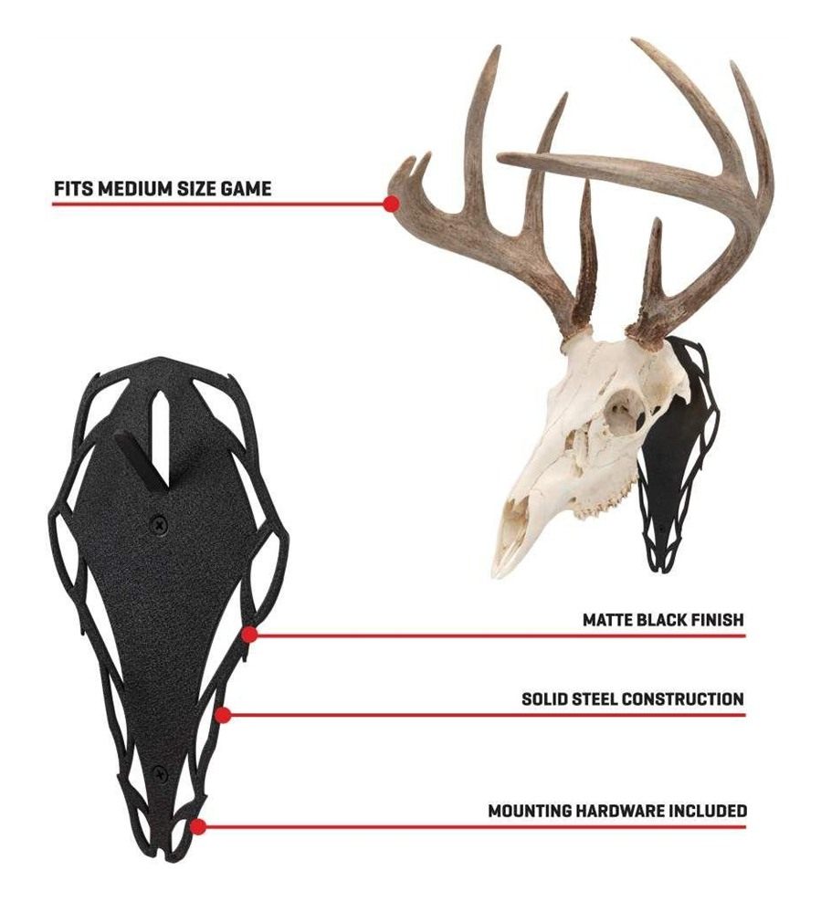 Allen EZ Mount Silhouette Skull Peg Black