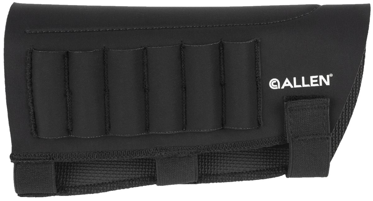 Allen 18427 Buttstock Shell Holder Black Neoprene 223-300 Win Magnum 6rd Ve