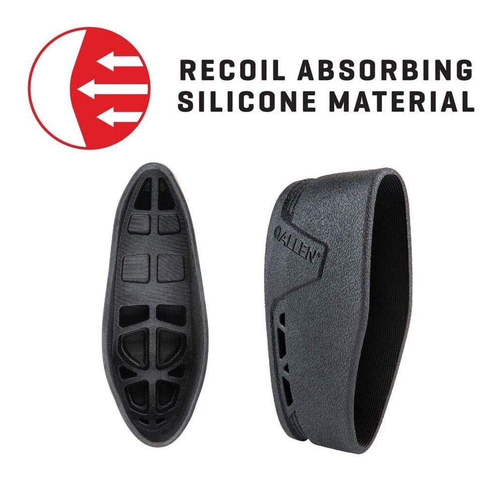 Allen Company Recoil Eraser II Slip On Pad Medium Black