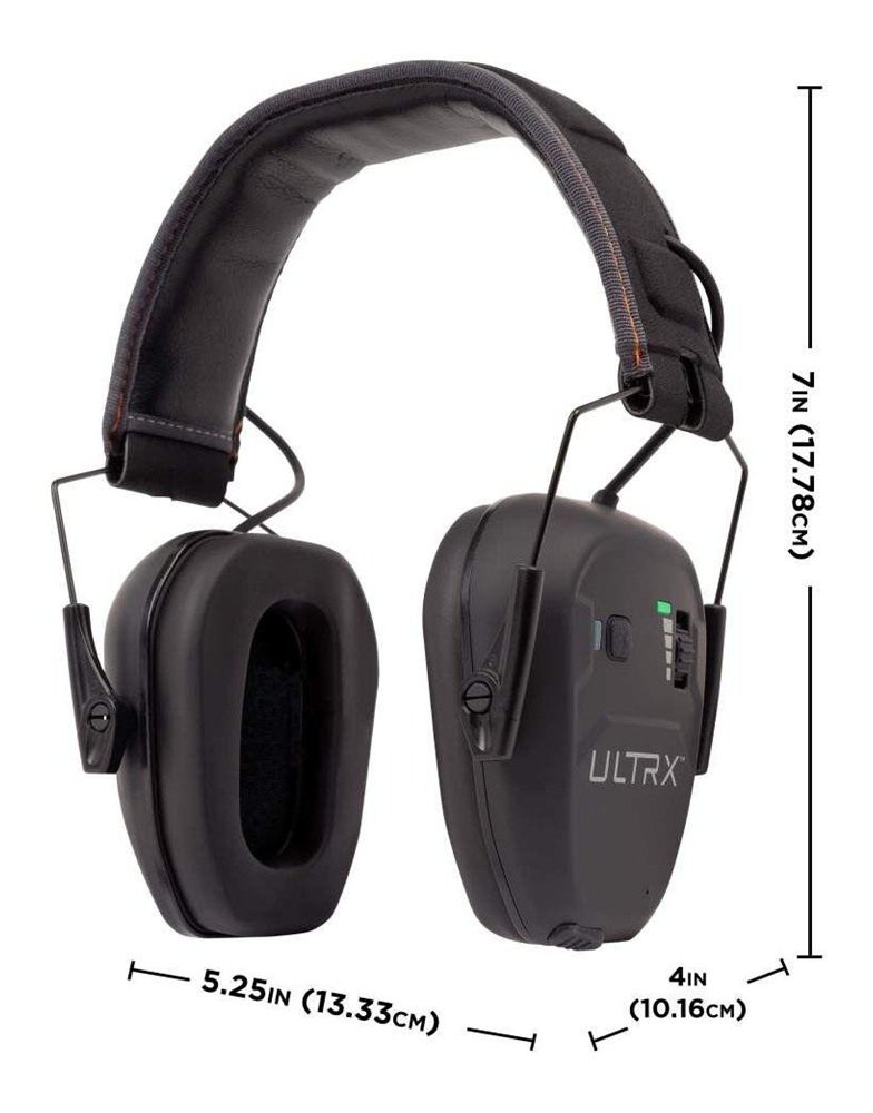 Allen ULTRX Bionic Bluetooth Earmuff 22dB Midnight Grey view 4