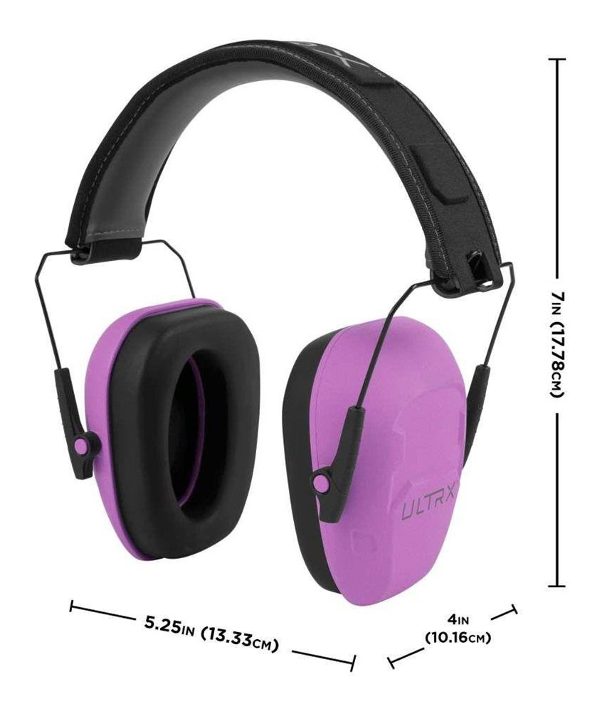 Allen Ultrx Shield Passive Muff Slim Adult Midnight Plum/Black 23db view 6