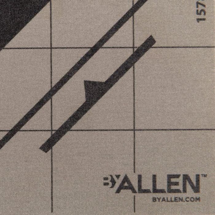 Allen 15789 Thermal Target Sight-In Grid Hanging Paper 6in x Black/Gray view 4