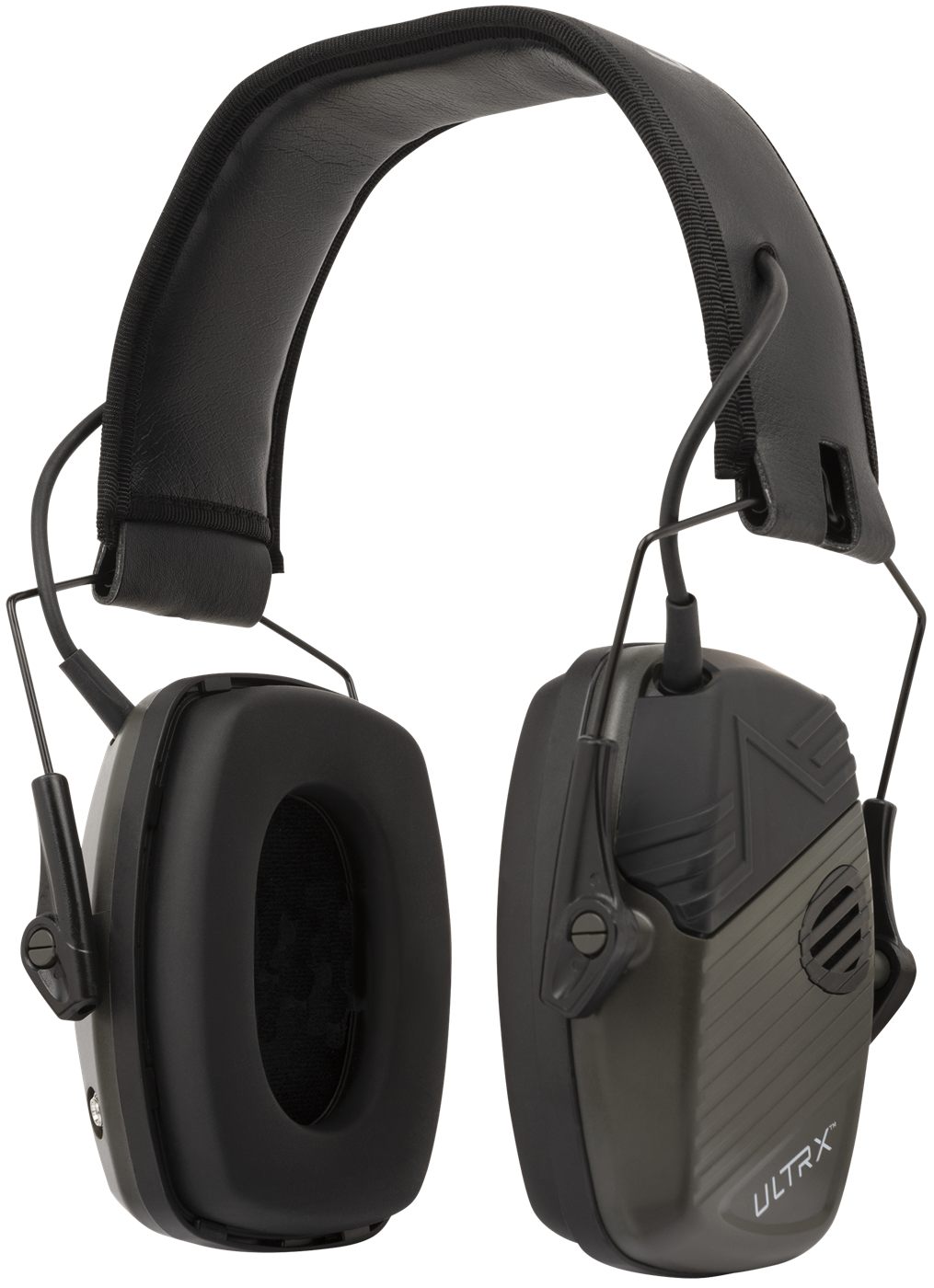 Allen ULTRX Stereo Electronic Ear Muffs 24dB Olive