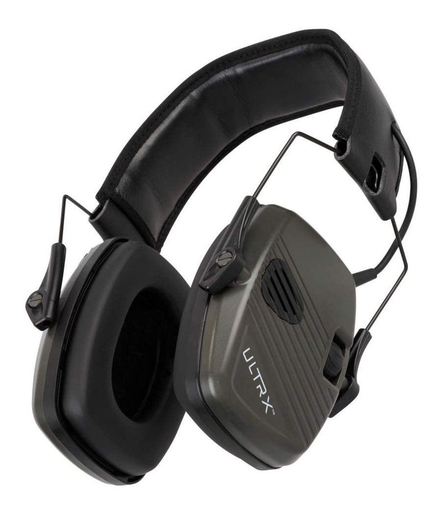 Allen ULTRX Stereo Electronic Ear Muffs 24dB Olive view 4