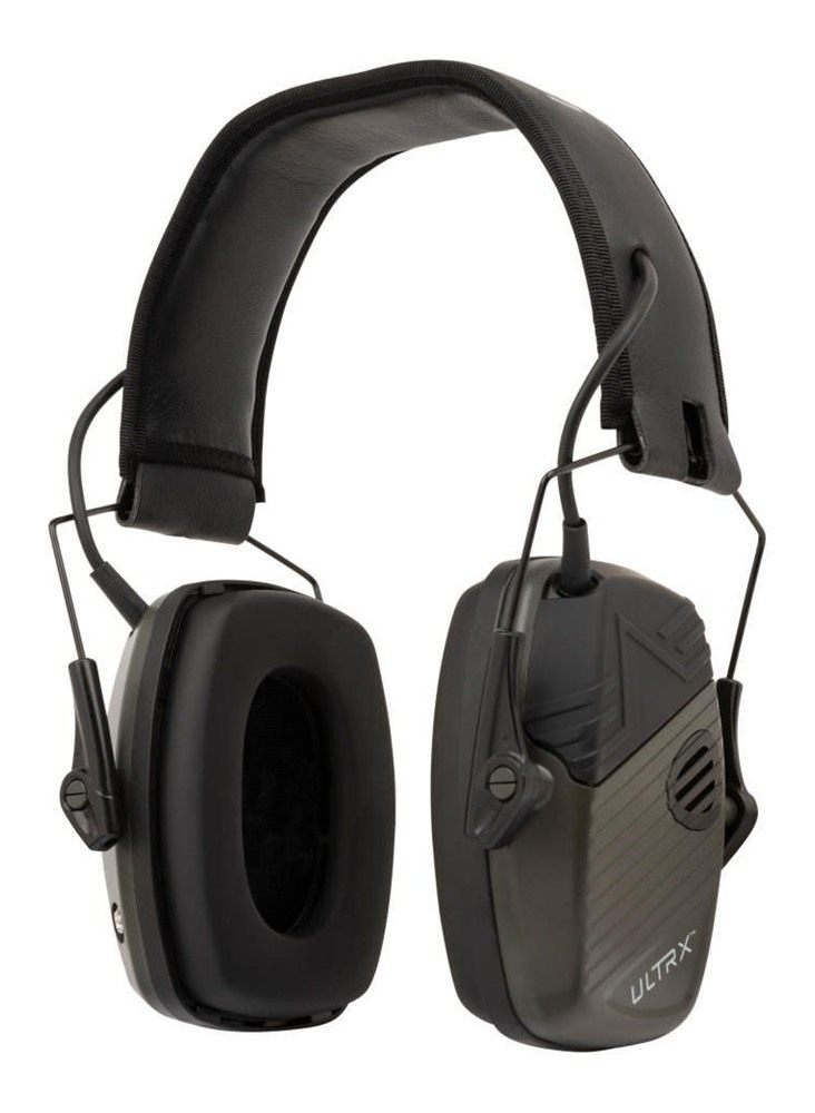 Allen ULTRX Stereo Electronic Ear Muffs 24dB Olive view 6