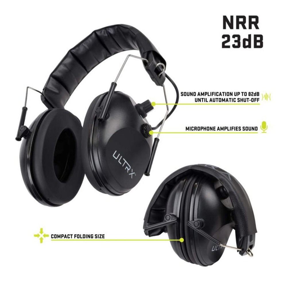Allen 4114 Ultrax Electronic Earmuff 23 dB Black view 2