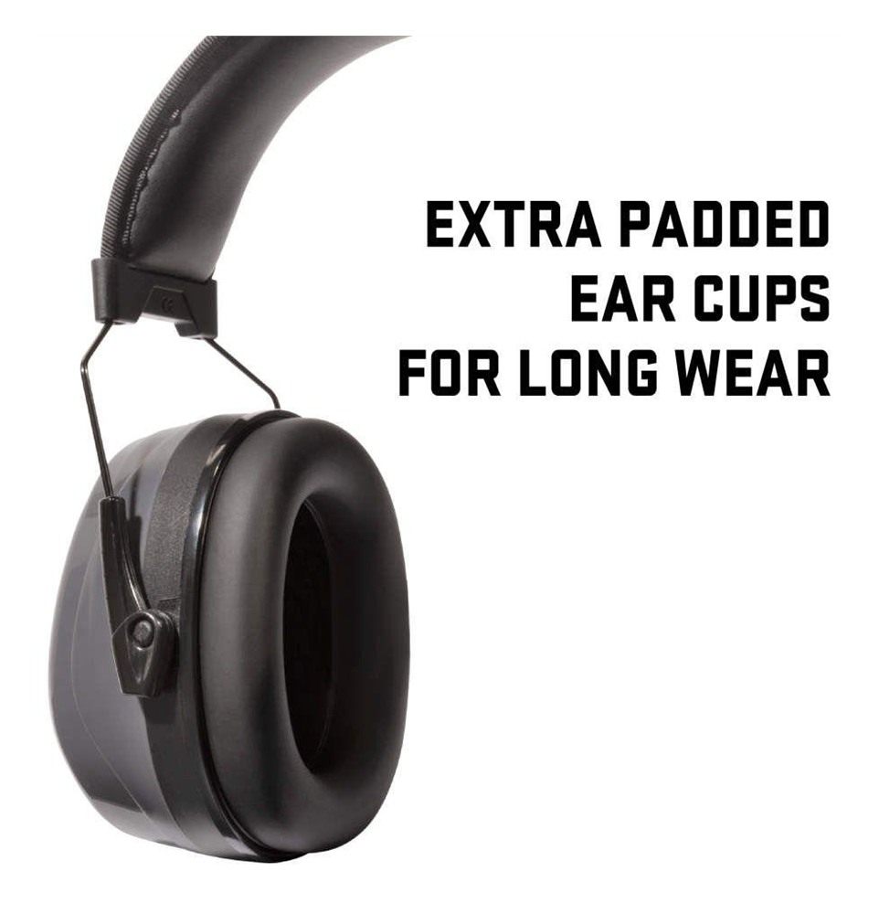 Allen ULTRX Heavy Sound Defender Passive Ear Muffs 26dB Grey view 4
