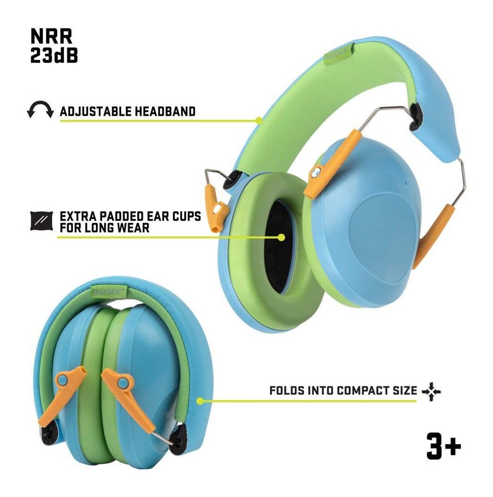 Allen 4126 Passive Children's Hearing Muff 23 dB Light Blue Youth view 2
