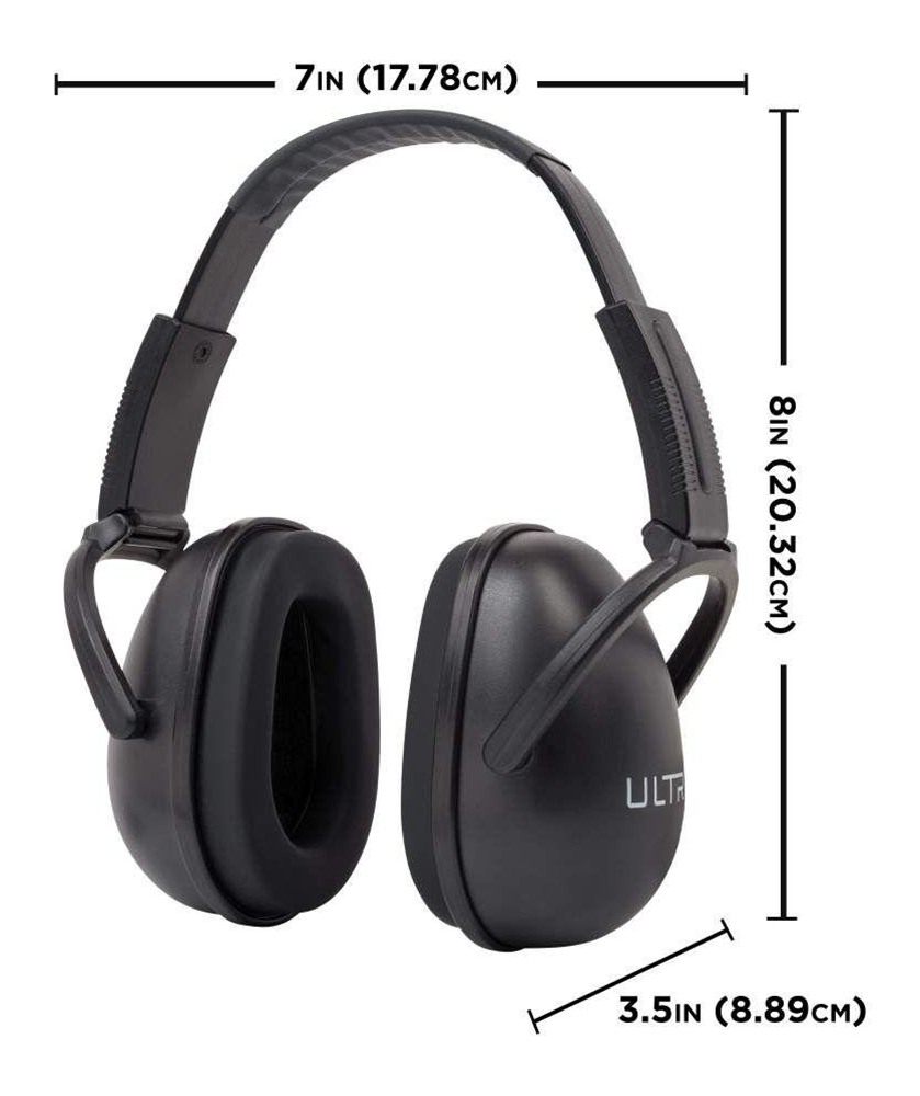 Allen ULTRX Sound Blocker Passive Earmuff 23dB Black view 4
