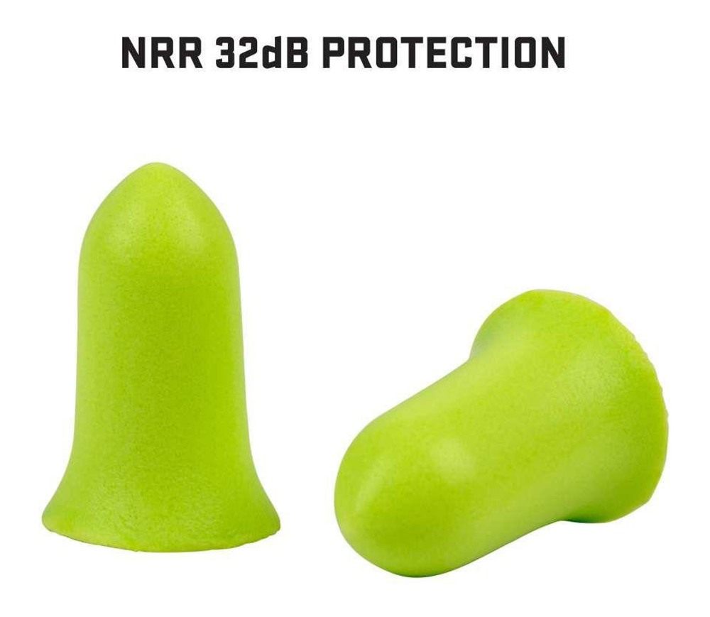 Allen 4131 Tapered Foam Ear Plugs 32 dB Lime Green 25 Pair view 5